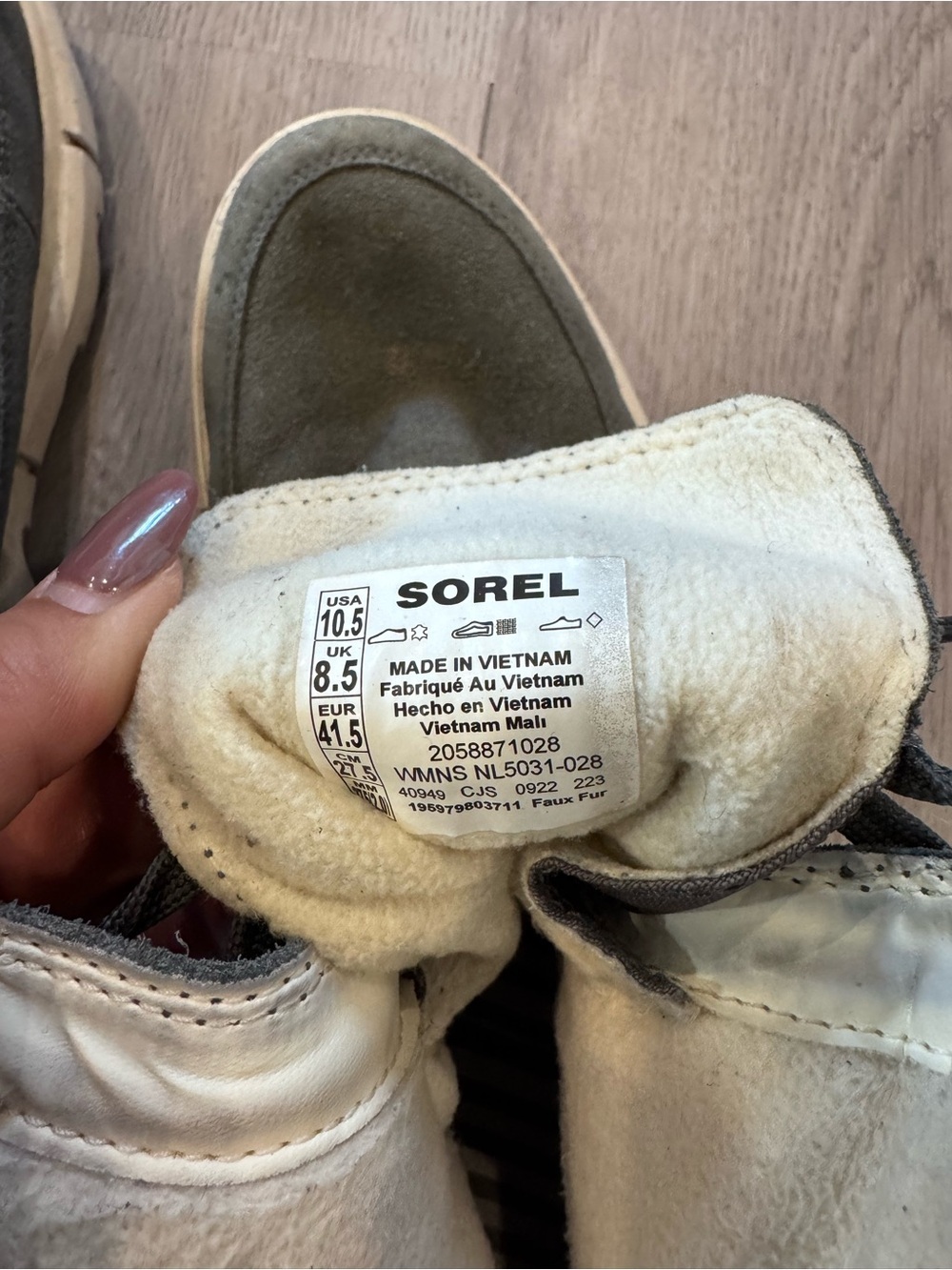 Sorel Women's Explorer Next Joan Waterproof Insulated Boot Grill/Fawn Size 10.5 - Picture 5 of 6